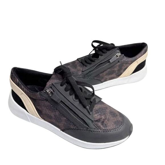 Franco Sarto Sneakers Size 7 Leather Imperial Lace Up Fashion Shoes - Picture 2 of 10